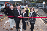 Opening of Port Glasgow spur road caption credit to Duncan Bryceland and Greenock Telgraph